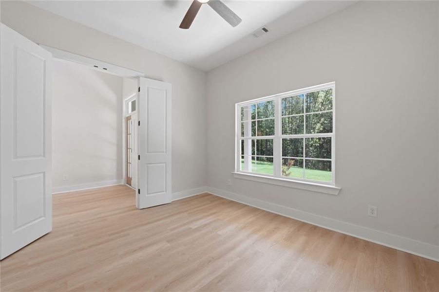 Spacious, unfurnished interior of a new home in , White (Image 43).