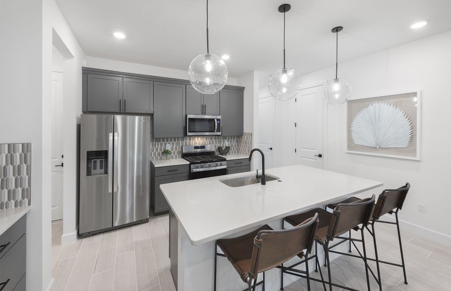 Representative furnished interior of a home built from the Seaport Select by Pulte Homes in Lakeview Estates, Palm Coast (Image 7).