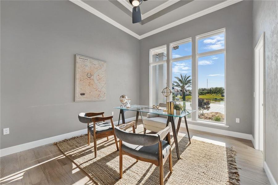 Furnished interior view inside a new home in , Archer (Image 30).