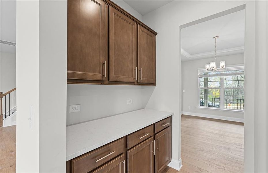 Furnished interior view inside a new home in Sierra Creek, Hoschton (Image 16).