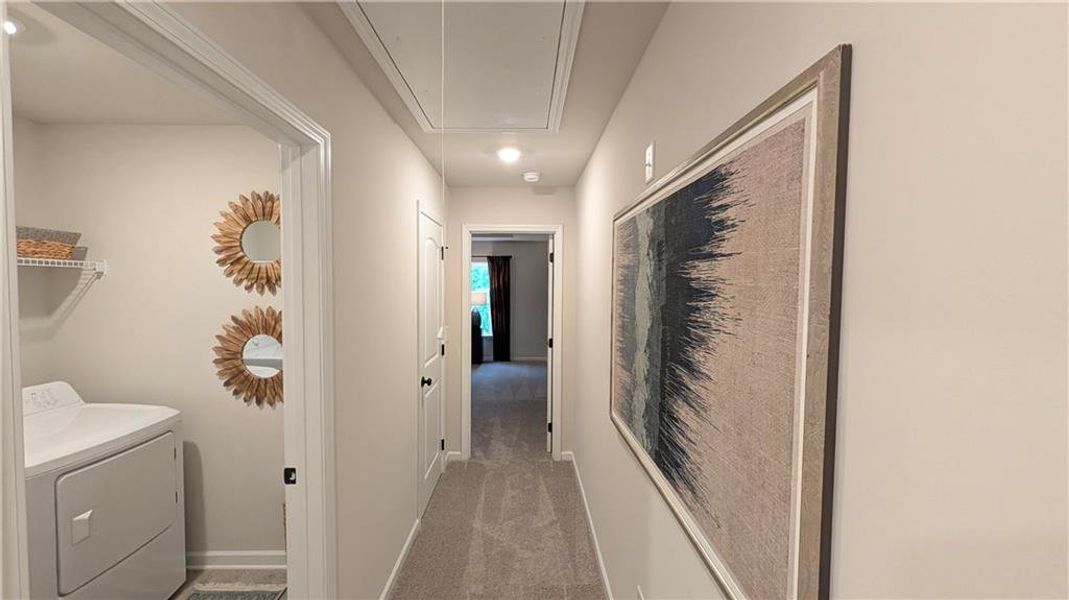 Furnished interior view inside a new home in Owen Preserve, Canton (Image 34).