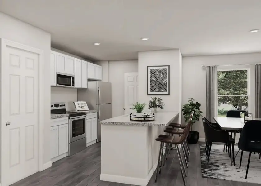 Front exterior of a new home in Courtland Place, Cleburne, TX, highlighting curb appeal (Image 4). Front exterior of a new home in Courtland Place, Cleburne, TX, highlighting curb appeal (Image 4).