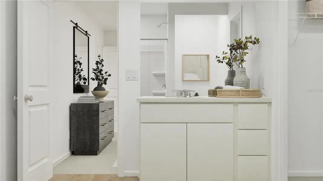 Furnished interior view inside a new home in Ranches at Lake McLeod, Eagle Lake (Image 18).