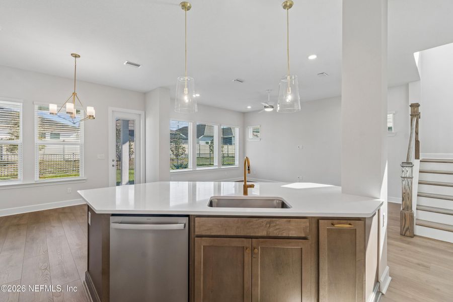 Furnished interior view inside a new home in Granville at eTown 38', Jacksonville (Image 7).