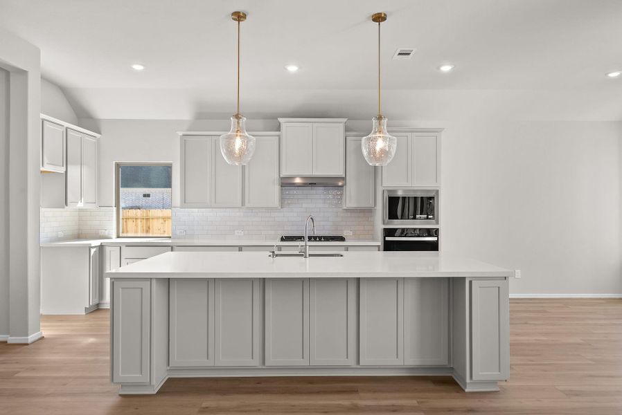 Furnished interior view inside a new home in , Conroe (Image 6).