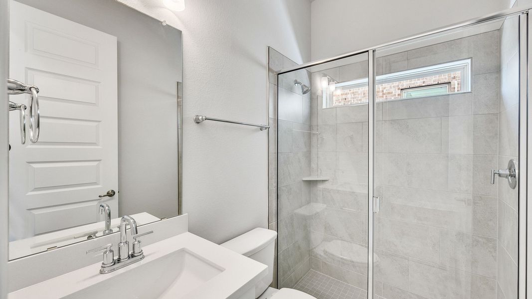 Furnished interior view inside a new home in Hawkes Landing, Leander (Image 19).