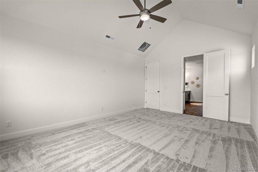 Spacious, unfurnished interior of a new home in Cloverleaf – Mountainview Collection, Monument (Image 34). Spacious, unfurnished interior of a new home in Cloverleaf – Mountainview Collection, Monument (Image 34).