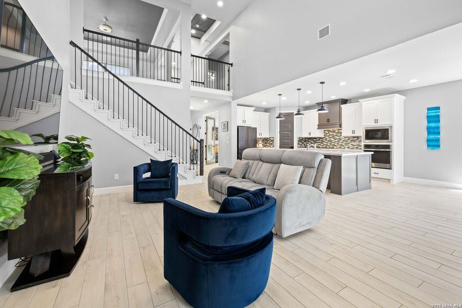 Furnished interior view inside a new home in Kallison Ranch, San Antonio (Image 8).