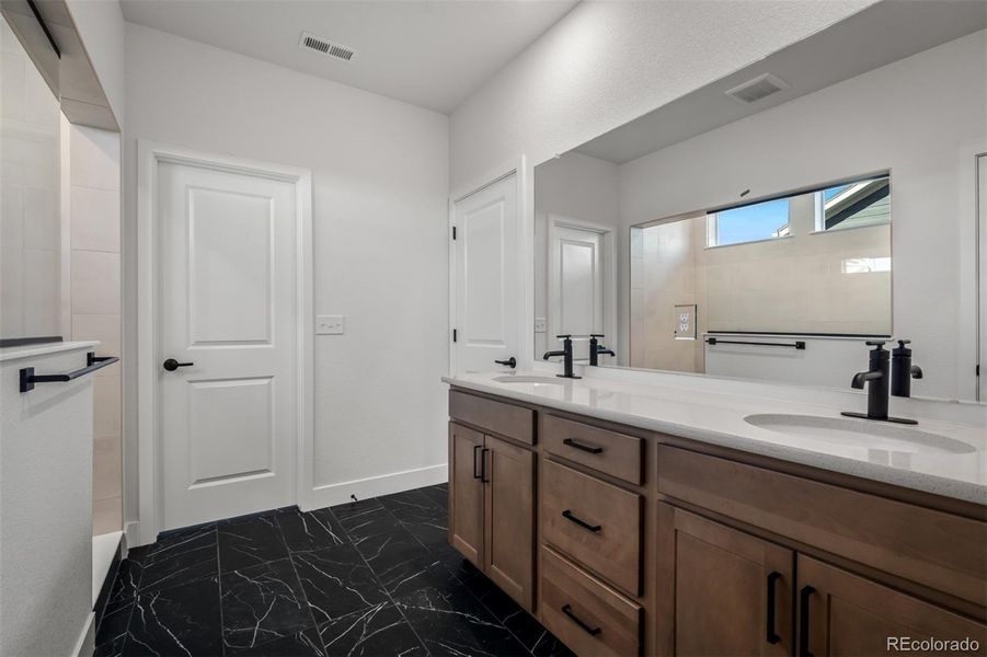Furnished interior view inside a new home in Revel Crossing at Wolf Ranch – The Outlook Collection, Colorado Springs (Image 7).