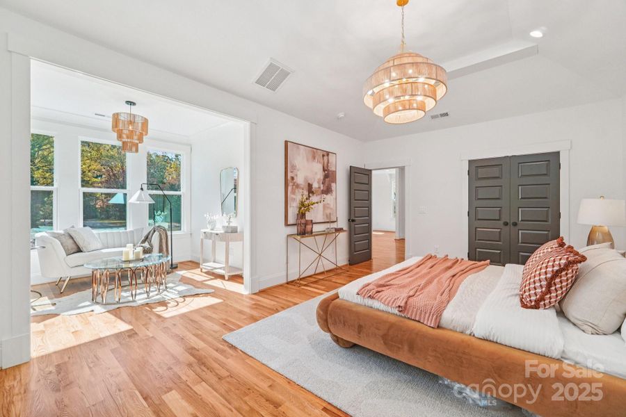 Furnished interior view inside a new home in , Charlotte (Image 32).
