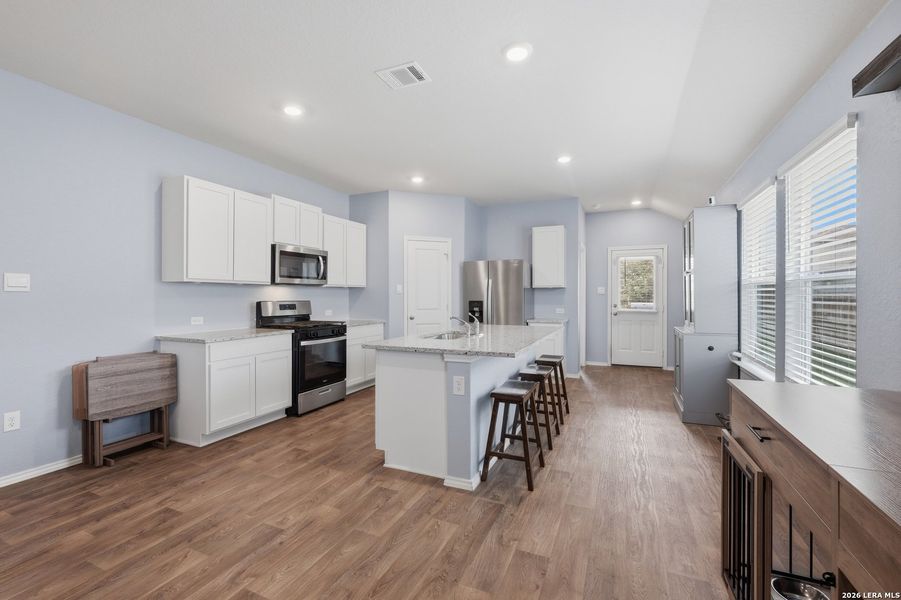 Furnished interior view inside a new home in Preserve at Medina, Von Ormy (Image 26).