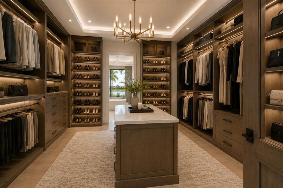 Furnished interior view inside a new home in , Odessa (Image 29).