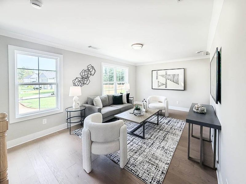 Furnished interior view inside a new home in , Decatur (Image 8).