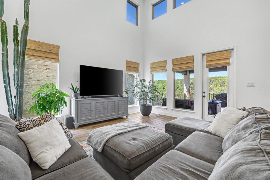 Barely lived in; better than new; full gutters all around; blinds throughout; water softener with reverse osmosis system