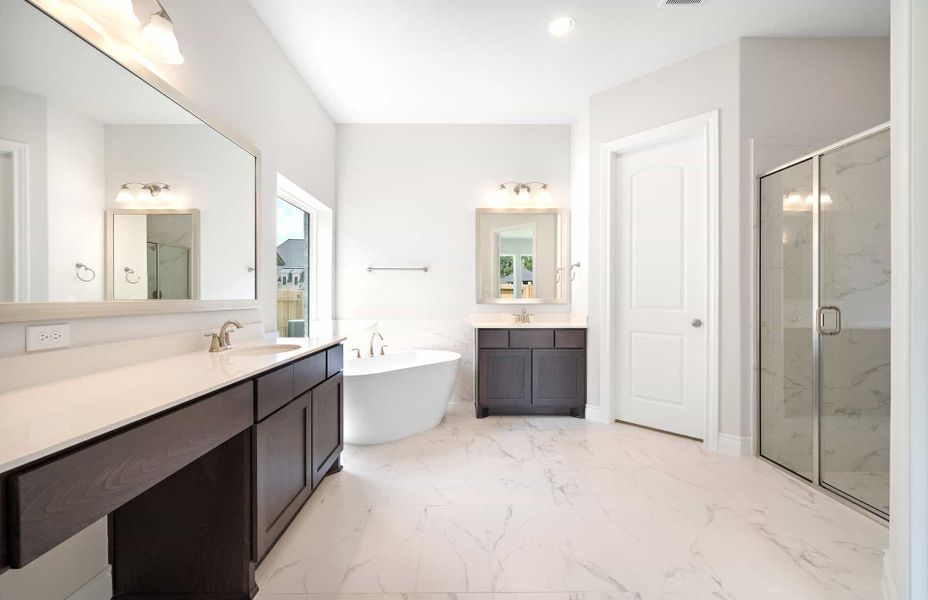 Representative furnished interior of a home built from the 3799AU by Ravenna Homes in Audubon 60′, Magnolia (Image 16).