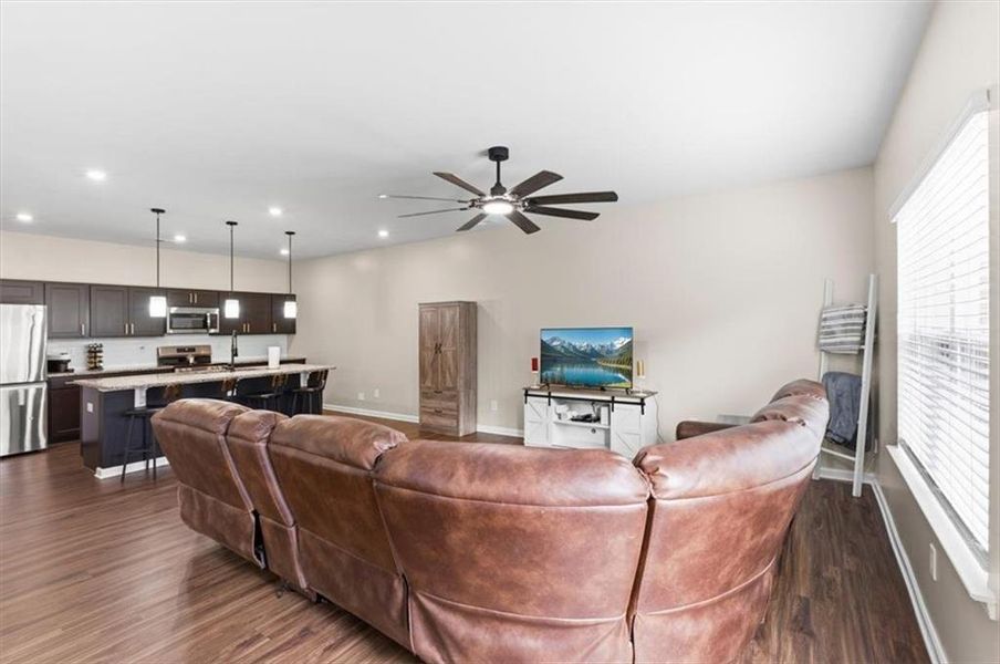 Furnished interior view inside a new home in , Cartersville (Image 35).