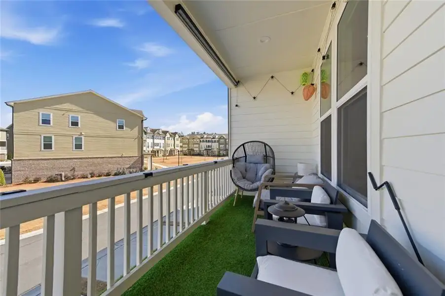Exterior details and patio area of a home in , Duluth (Image 4).