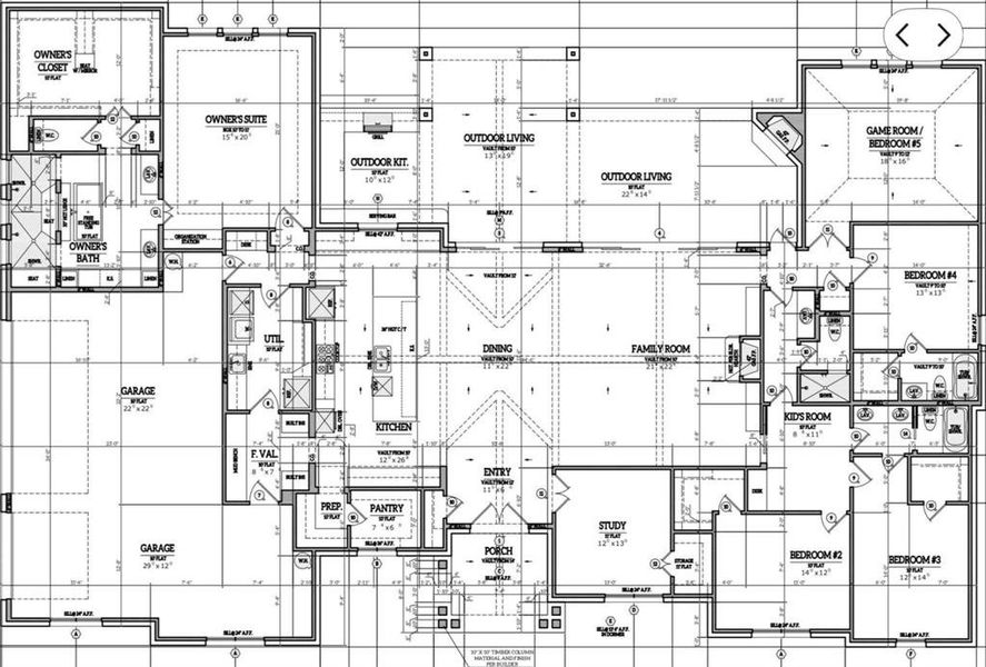 2D floor plan layout of this home in , Aledo, TX (Image 5).