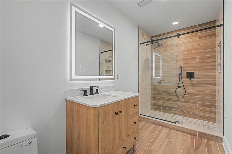 Furnished interior view inside a new home in , Atlanta (Image 12).