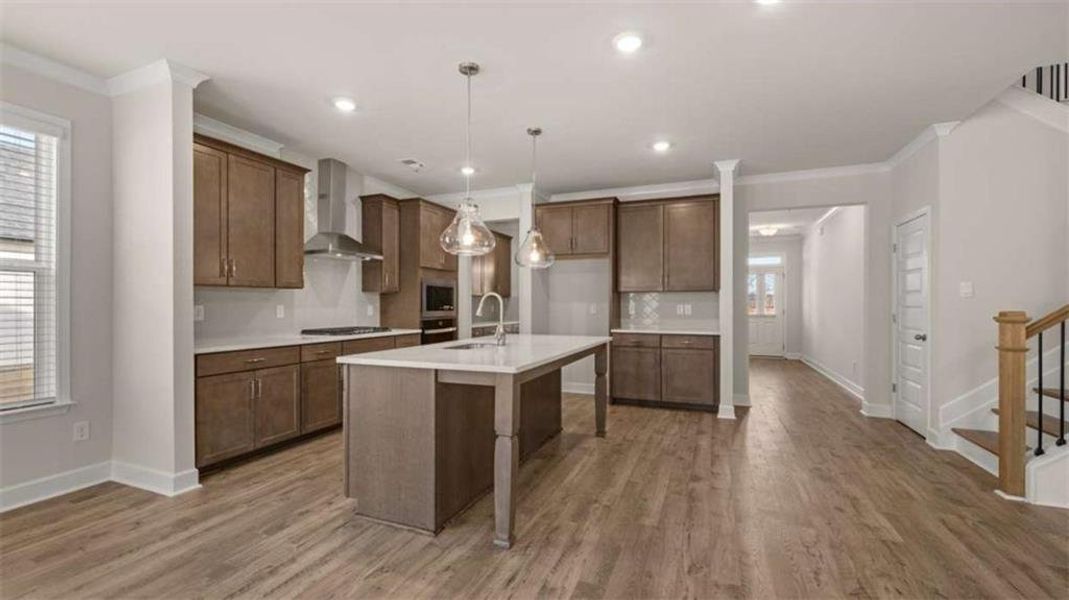 Furnished interior view inside a new home in Heritage Pointe, Senoia (Image 36).