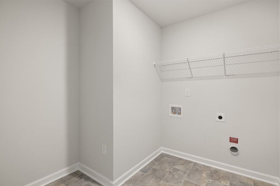 Representative unfurnished interior of a home built from the Mansfield by D.R. Horton in Southwind Village, Evans (Image 41).