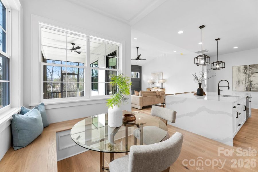 Furnished interior view inside a new home in , Charlotte (Image 16).