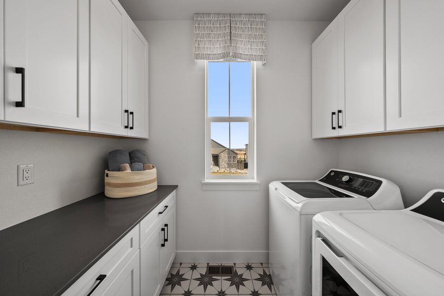 Representative furnished interior of a home built from the 4 by Trumark Homes in Trumark Homes at Tanterra, Parker (Image 27).