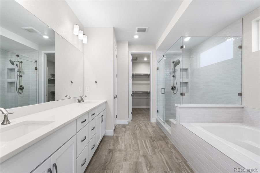 Furnished interior view inside a new home in Stargaze at Solstice, Littleton (Image 20).