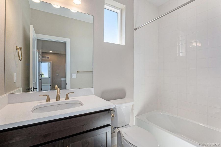 Second bedroom full bathroom