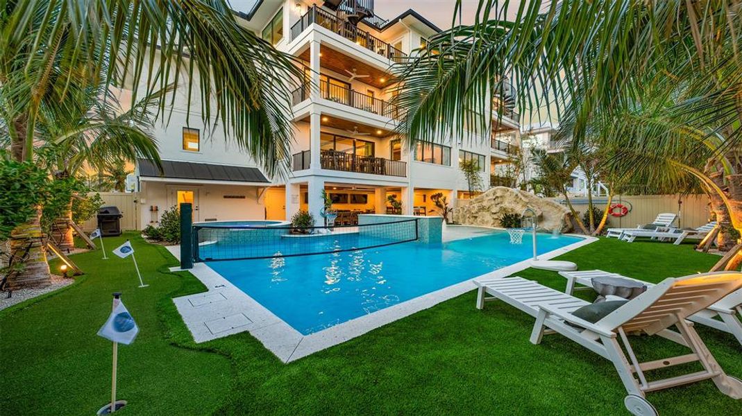 Exterior details and patio area of a home in , Sarasota (Image 22).