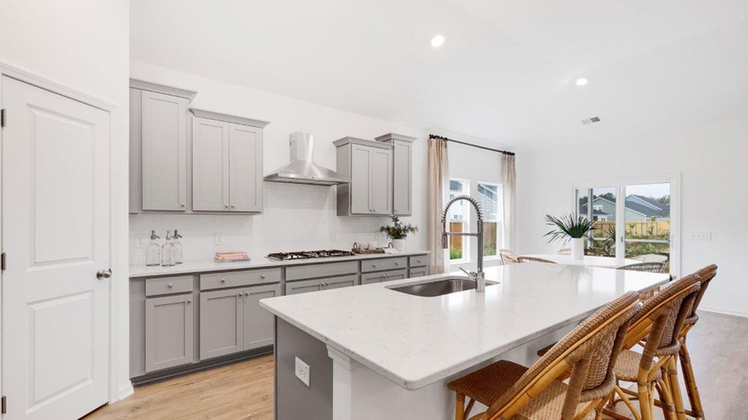 Furnished interior view inside a new home in Sweetgrass at Summers Corner, Summerville (Image 6).