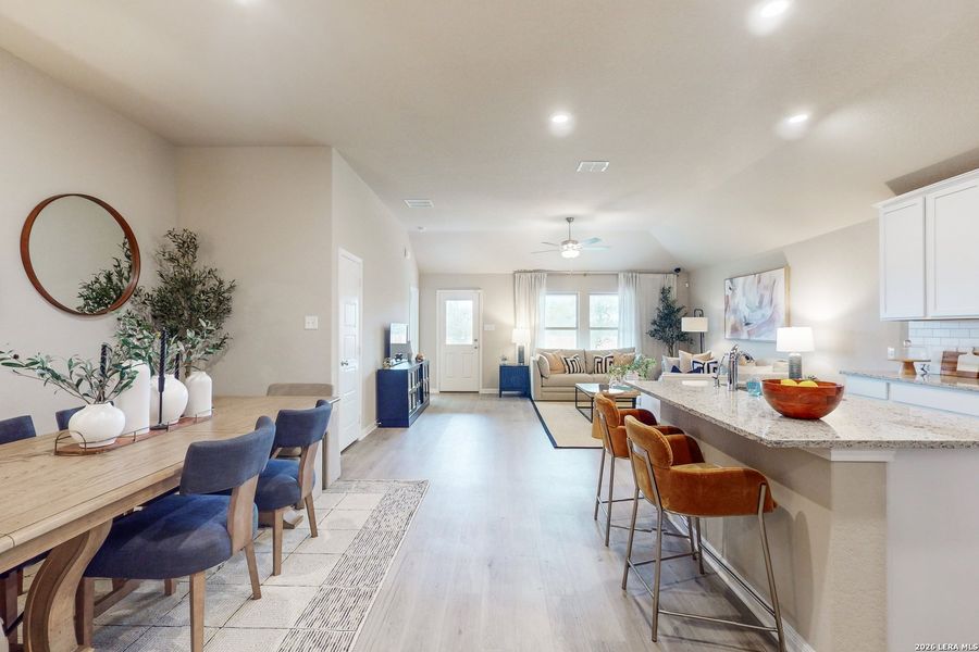 Furnished interior view inside a new home in Agave, San Antonio (Image 11).