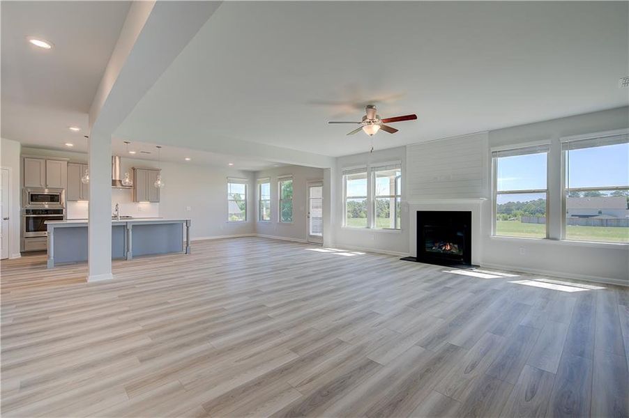 Spacious, unfurnished interior of a new home in Grandview at Millers Mill, Stockbridge (Image 25). Spacious, unfurnished interior of a new home in Grandview at Millers Mill, Stockbridge (Image 25).