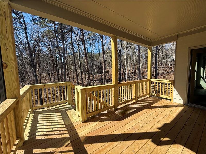 Exterior details and patio area of a home in , Waleska (Image 17).