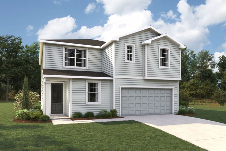 Representative exterior photo of a completed home built from the Redwood by Mattamy Homes in Lakes at Bella Lago, Green Cove Springs, FL (Image 4).