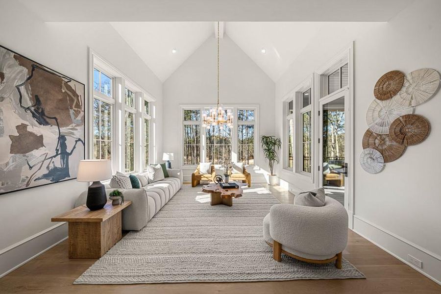 Furnished interior view inside a new home in , Milton (Image 61).