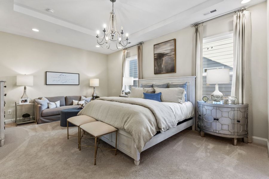 Representative furnished interior of a home built from the Presley by Taylor Morrison in Esplanade at Northgate, Indian Trail (Image 6). Representative furnished interior of a home built from the Presley by Taylor Morrison in Esplanade at Northgate, Indian Trail (Image 6).