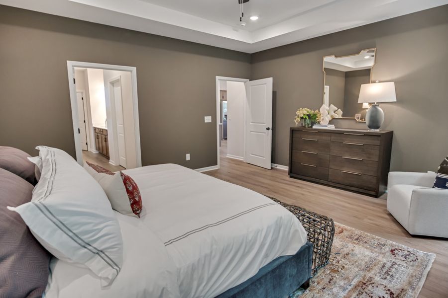 Furnished interior view inside a new home in The Oaks, Clarksville (Image 32).