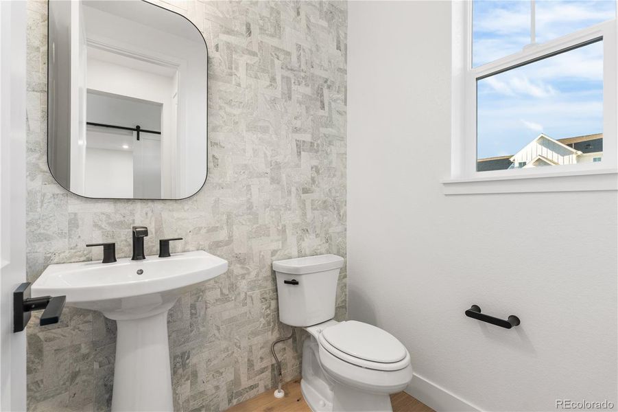 Furnished interior view inside a new home in Luxe at The Canyons, Castle Pines (Image 12).
