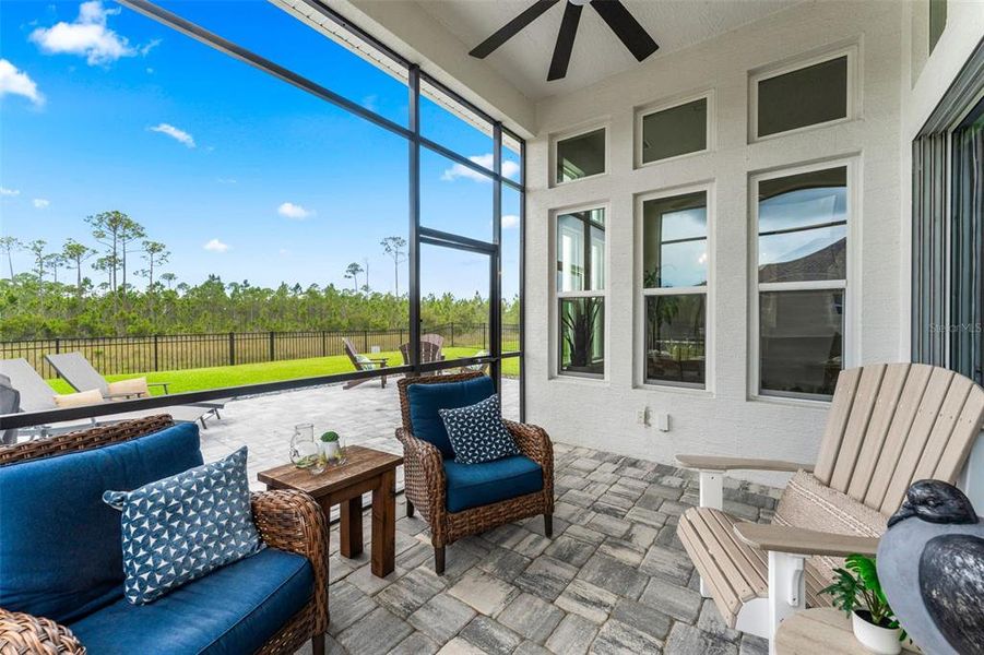 Exterior details and patio area of a home in Mosaic, Daytona Beach (Image 21). Exterior details and patio area of a home in Mosaic, Daytona Beach (Image 21).