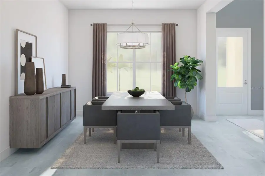 Furnished interior view inside a new home in Preserve at Deer Lakes, Sanford (Image 4).