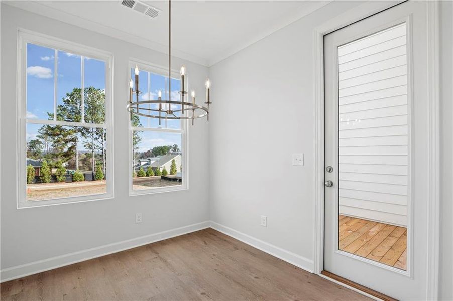 Spacious, unfurnished interior of a new home in The Village at River Green, Canton (Image 18).