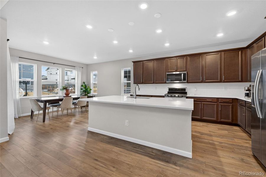 Furnished interior view inside a new home in Prelude at The Aurora Highlands, Aurora (Image 34).