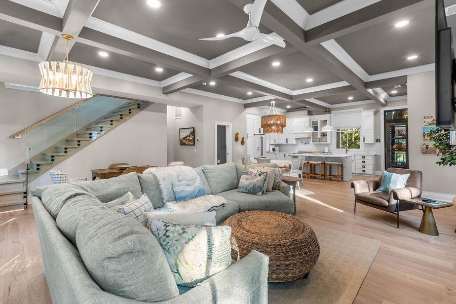 Furnished interior view inside a new home in , Seabrook Island (Image 10).