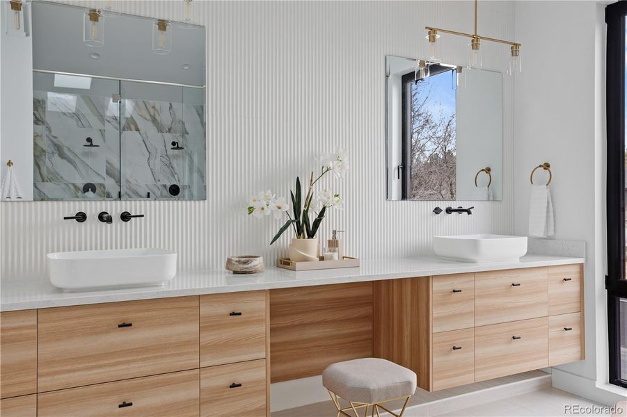 Furnished interior view inside a new home in , Denver (Image 41).