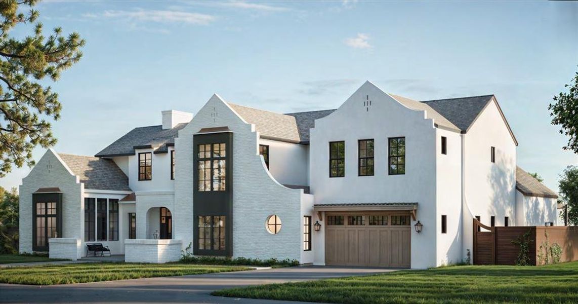 Front exterior of a new home in , Dallas, TX, highlighting curb appeal (Image 1). Front exterior of a new home in , Dallas, TX, highlighting curb appeal (Image 1).