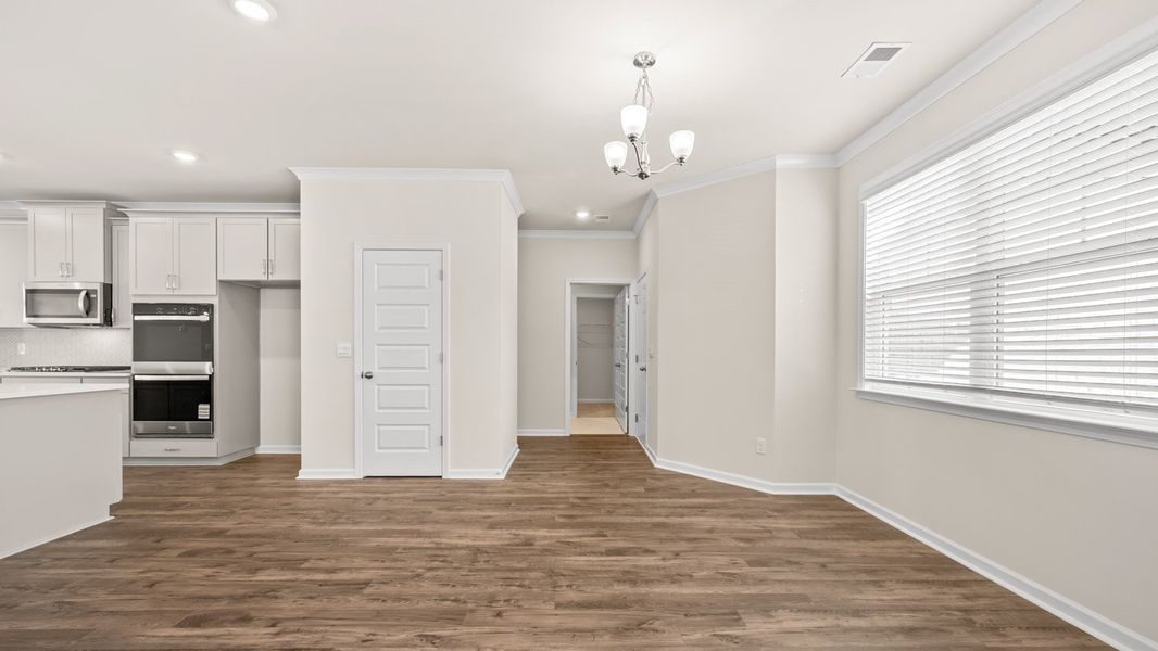 Spacious, unfurnished interior of a new home in The Gates at Pates Creek, Hampton (Image 13). Spacious, unfurnished interior of a new home in The Gates at Pates Creek, Hampton (Image 13).