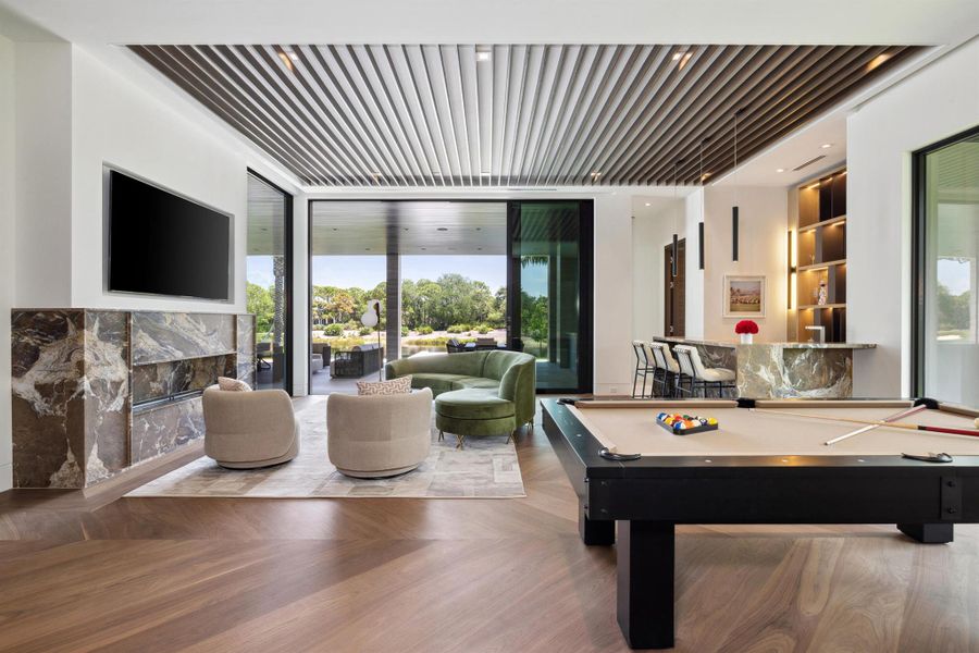 Furnished interior view inside a new home in , Jupiter (Image 64).