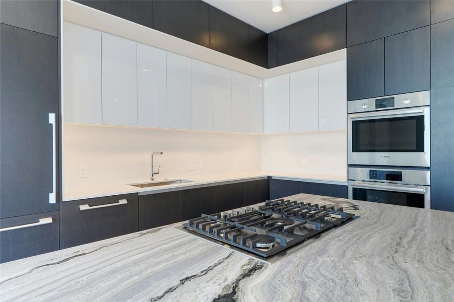 Close-up of interior finishes inside a home in The Linden Residences, Austin (Image 20).