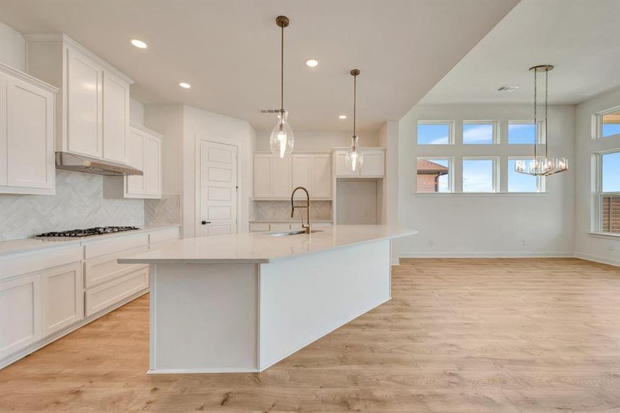 Furnished interior view inside a new home in Treeline, Justin (Image 9).